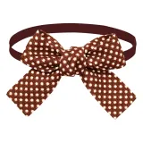 pet bow tie (8) Ideal for both dogs and cats, this adjustable bow tie is a fashionable, classic accessory that adds charm and elegance to pets’ outfits, making it an essential accessory for pet retailers looking to offer high-quality products.