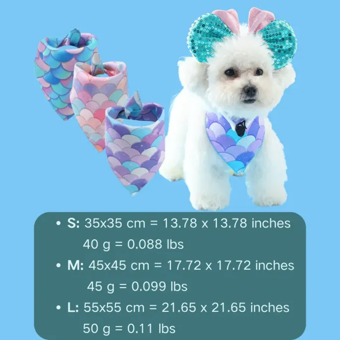 Made from soft, breathable fabric, this dog bandana ensures comfort and style for pets during hot weather, keeping them cool and happy.
