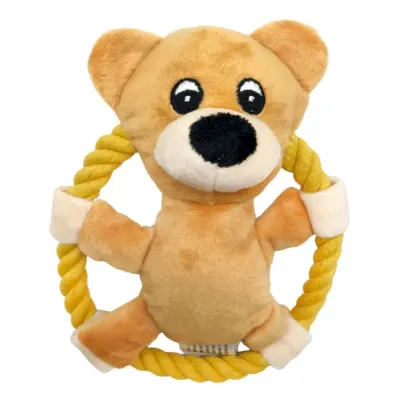 bear shape dog toy squeaky