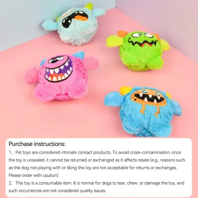 The ugly-cute design of this pet toy offers a humorous and lighthearted appeal, making it a standout in pet stores and a perfect gift for pet owners who enjoy quirky accessories for their pets.