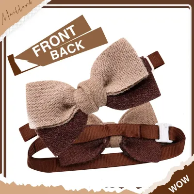 Featuring a classic bow tie design, this accessory adds a touch of elegance to pets, perfect for both formal events and casual outings.