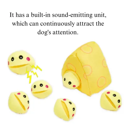 Dog toys for interactive play Squeaky plush toys
