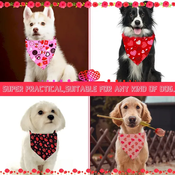 Adjustable dog bandana Cute dog bandanas