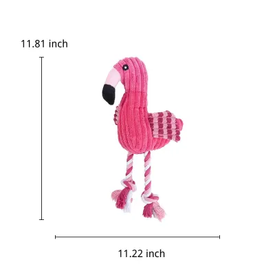 Flamingo dog toy Pet toys for play