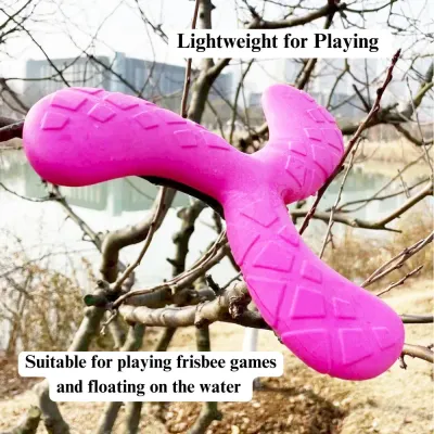 EVA rubber dog frisbee