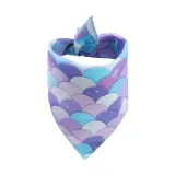 Comfortable and Soft Fabric: Made from soft, breathable fabric, this pet bandana is designed for comfort. The material is lightweight, ensuring that pets stay cool and comfortable even in hot weather. 