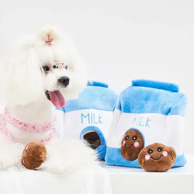 Squeaky plush toys Dog chew toys