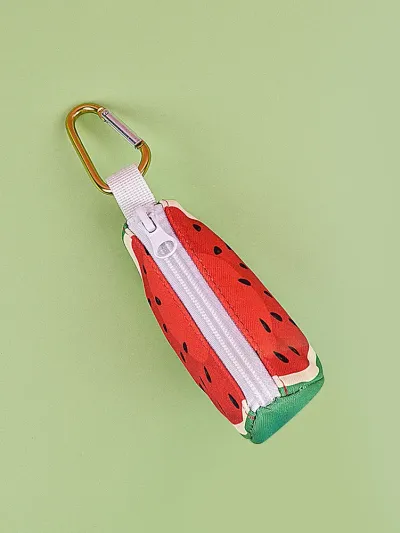 The zipper closure ensures secure storage of waste bags, preventing them from falling out and keeping them easily accessible when needed, making it a reliable choice for pet retailers offering waste management solutions.