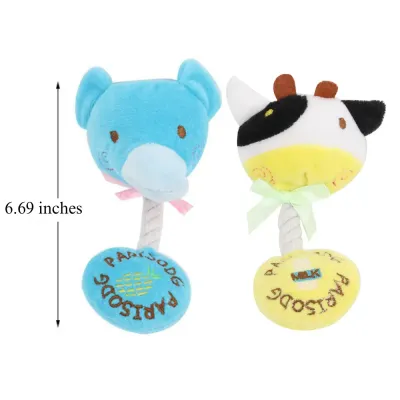 Tug-of-war dog toys Plush animal dog toys