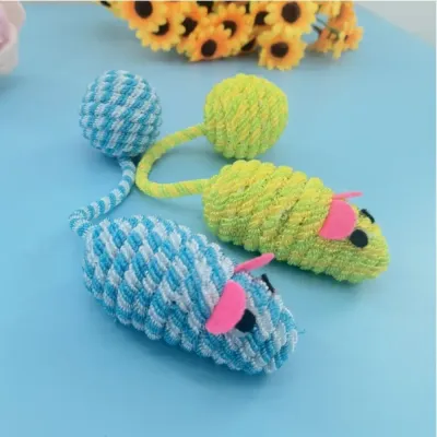 Woven Mouse Tail Ball Sound Cat Toy Woven Mouse Tail Ball Sound Cat Toy