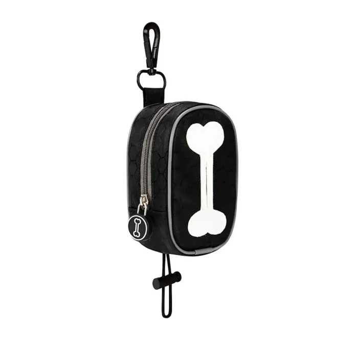Hands-Free Dog Poop Bag Dispenser – Waterproof, Large Capacity, Quick-Access with Zipper, PVC Coating, and Carabiner for Easy Use