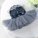 pet wedding dress (6) Perfect for special occasions, this wedding gown for pets is ideal for those looking to add a touch of elegance and charm to their pet’s wardrobe.
