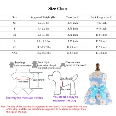 light blue dog clothes