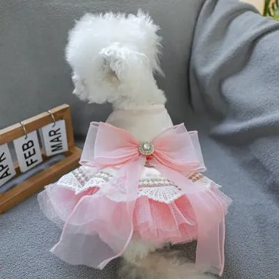 cute dog wedding dress