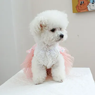 cute dog dress breathable pet dress