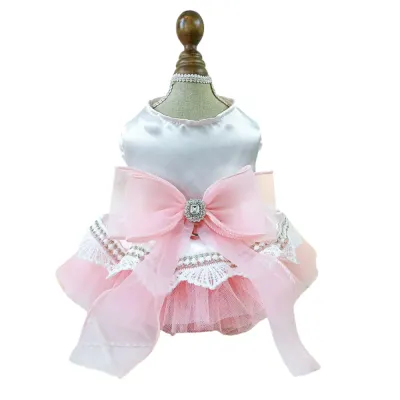 dog wedding dress breathable dog dress