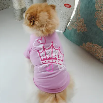 small dog clothing royal dog T-shirt