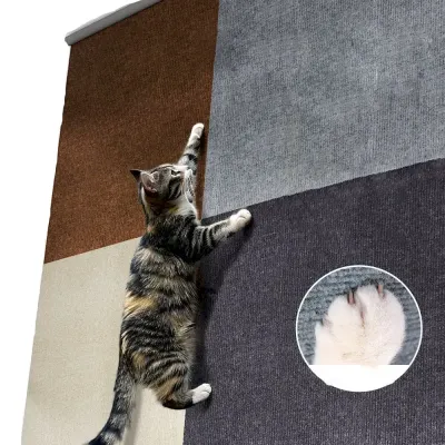 Cat Scratching Board Wall Mounted Toy Climbing Pad Self-Adhesive for Cats