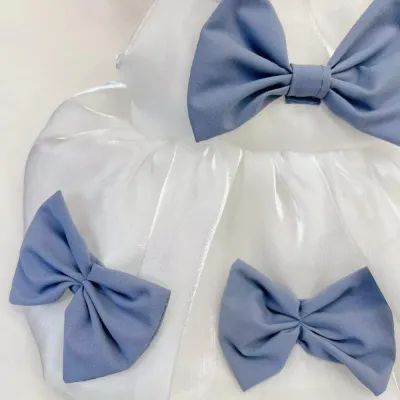 dog wedding clothes (1) The dress is lightweight, breathable, and easy to wear, offering comfort without compromising on style—ideal for stores focusing on practicality and elegance for pets.