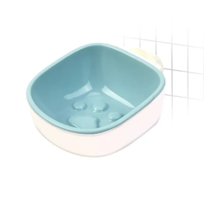 paw blue pet bowl