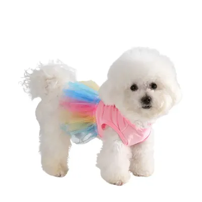 Add a touch of charm to your pet apparel lineup with our Summer Pet Princess Clothes, designed for both comfort and style in warm weather.