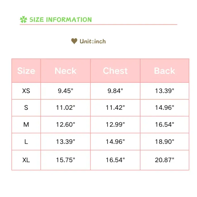 Tailored for various breeds, this summer pet dress is available in multiple sizes, allowing businesses to cater to a wide range of customers.