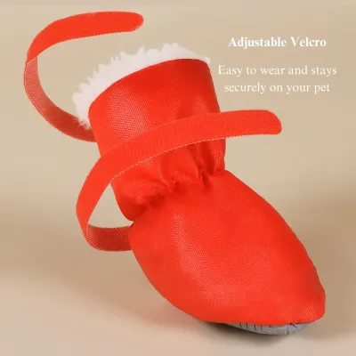 New Soft Sole Dog Shoes Warm, Waterproof, Non-Slip Winter Boots for Pets