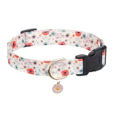 Polyester Bee Floral Collar for Medium and Large Dog