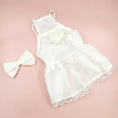 cat apparel for cats (3) Add a touch of elegance to your pet apparel collection with this beautiful tulle dress, designed with a bowknot detail for a chic look.