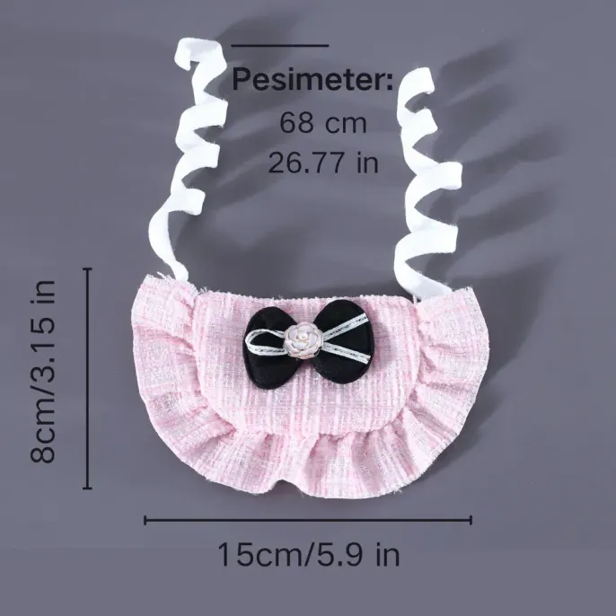 dog bandana (7) Retailers can offer a fashionable and functional holiday outfit for pets, combining warmth and style with this knitted bib and beret set, perfect for Christmas festivities.