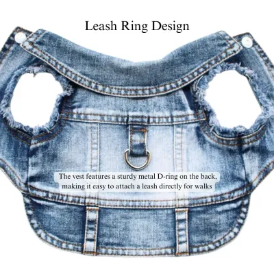 Seasonal Pet Clothing with Leash Ring for Dogs and Cats
