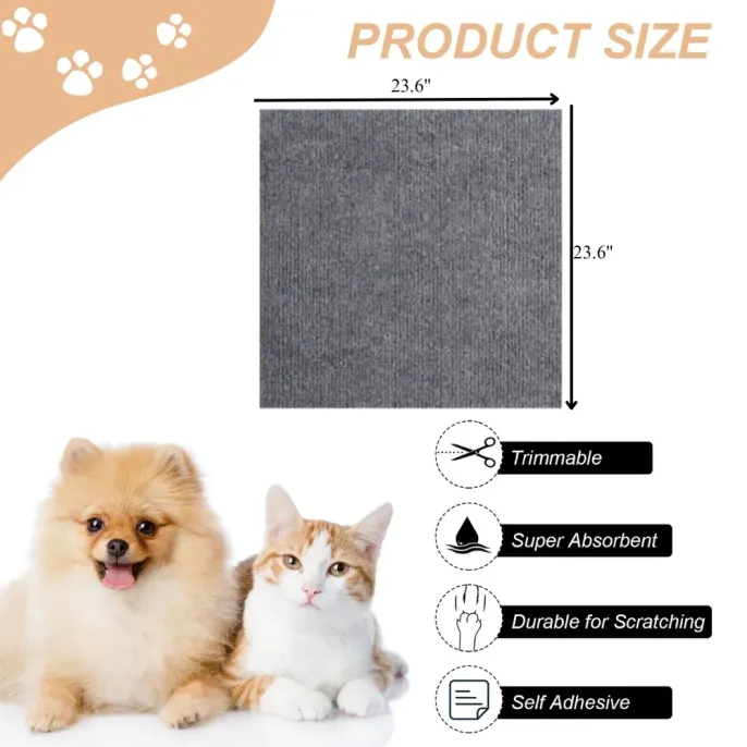 Self-Adhesive Cat Toy Wall-Mounted Self-Adhesive Cat Toy Wall-Mounted Durable Cat Scratching Post