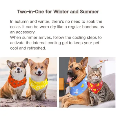 Dual-purpose design: use as a cooling accessory in summer or as a stylish regular bandana in winter.