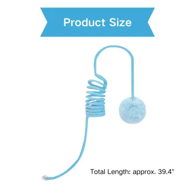 Hanging Interactive Toy Cat Spring Ball Toy