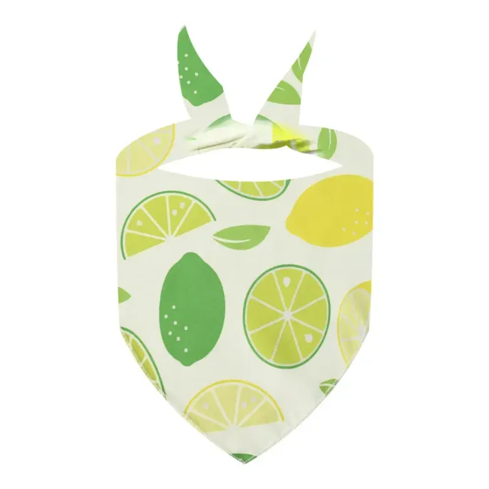 Summer Fresh Fruit Cute Pet Bandana Bib for Pets (12) Gentle on pet’s skin, lightweight and comfy