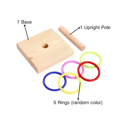 Bird Toys Bird Training Ring Toy Parrot Educational Toys Set Educational Training Ring Toy for Birds