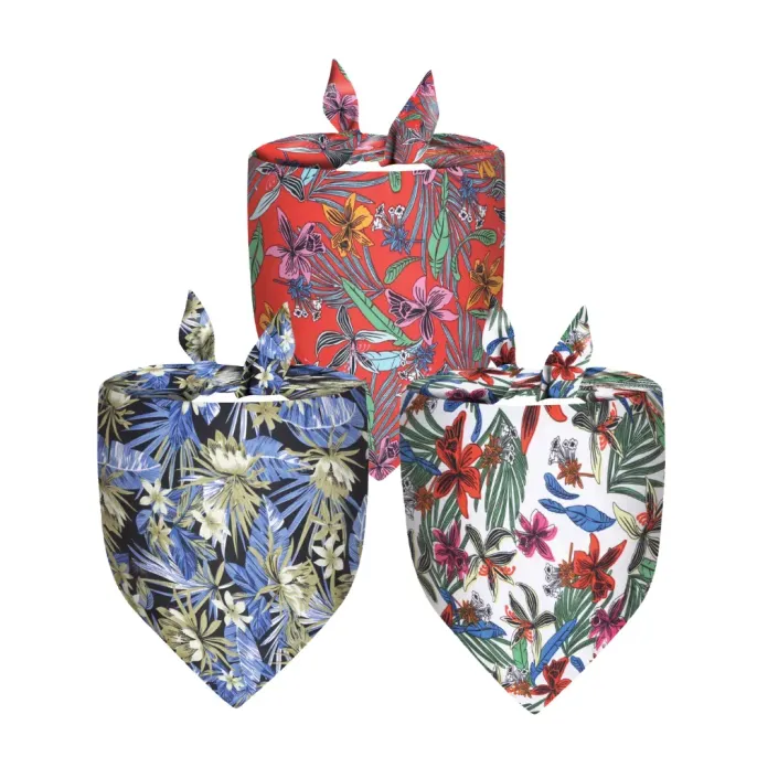 Vibrant tropical plant print for a stylish summer look