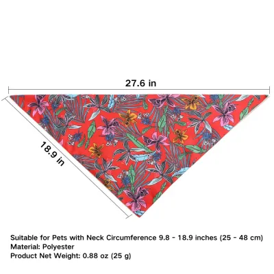 Lightweight triangle bandana for easy wear