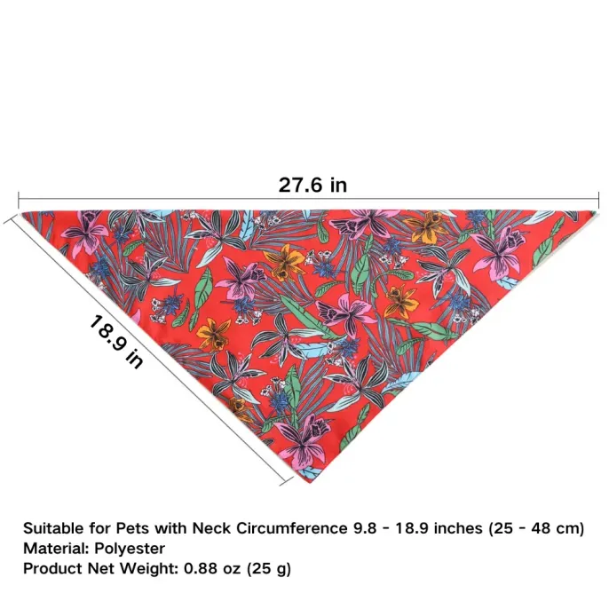 Lightweight triangle bandana for easy wear
