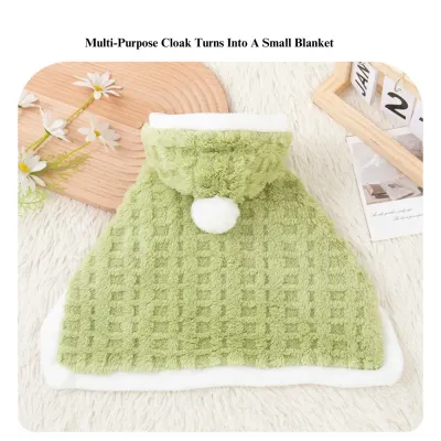 Pet Poncho with Fleece Lining