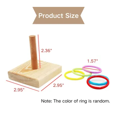Bird Toys Bird Training Ring Toy Parrot Educational Toys Size Educational Training Ring Toy for Birds