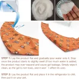 Cooling Pet Neck Scarf Cooling Bandana for Dogs and Cats (2) Adjustable fit, suitable for various pet sizes, from cats to large dogs like Golden Retrievers.
