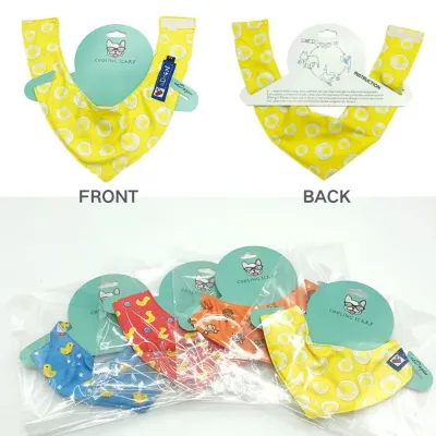 Ideal for preventing overheating and heatstroke, the cooling scarf helps pets stay safe during hot weather.