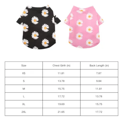dog breathable t-shirts size dog breathable t-shirts size