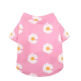 pink dog breathable t-shirts
