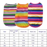 Ideal for both dogs and cats, this vibrant vest adds a fun touch to any outfit.