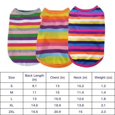 Ideal for both dogs and cats, this vibrant vest adds a fun touch to any outfit.