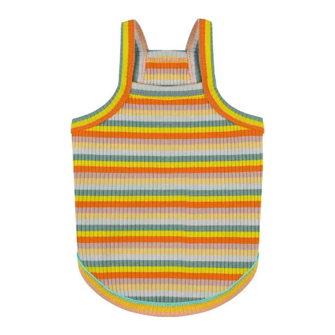 Perfect for Small Pets: This tank top is designed specifically for small dogs, puppies, and cats. Its flexible fit ensures comfort while still allowing freedom of movement.