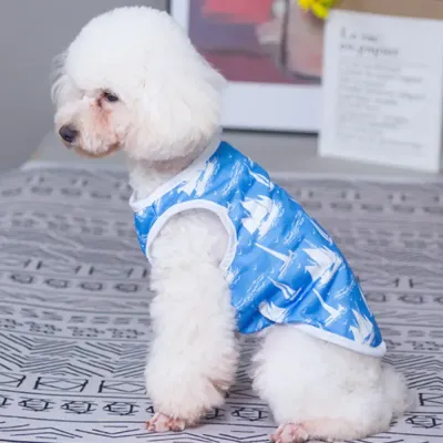Summer Lightweight Stripe and Star Pet Vest for Dogs (13) Easy to Wear: The simple vest design makes it easy to put on and take off, providing a stress-free experience for both pets and owners.