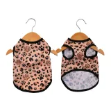 Summer Breathable Leopard Pet Vest for Dogs wholesale
